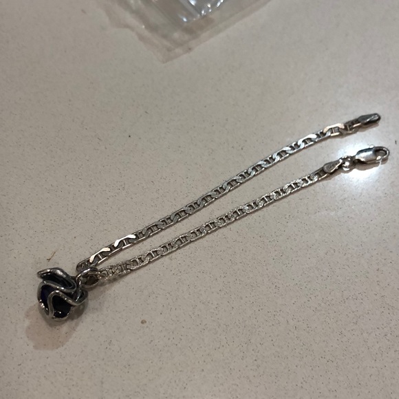 925 sterling Silver Bracelet & Pendant with Amethyst - Picture 3 of 3